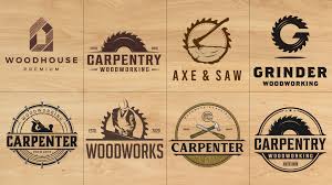 woodworking logo design